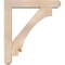 Ekena Millwork Imperial Craftsman Smooth Bracket w/ Offset Brace, Douglas Fir, 7 1/2"W x 42"D x 48"H BKT0806X42X48IMP04SDF - alternate 2